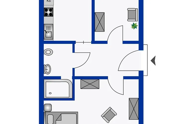 Apartmán Neu Renoviert I Zentrale Eg-wohnung I 4 Personen, Salt